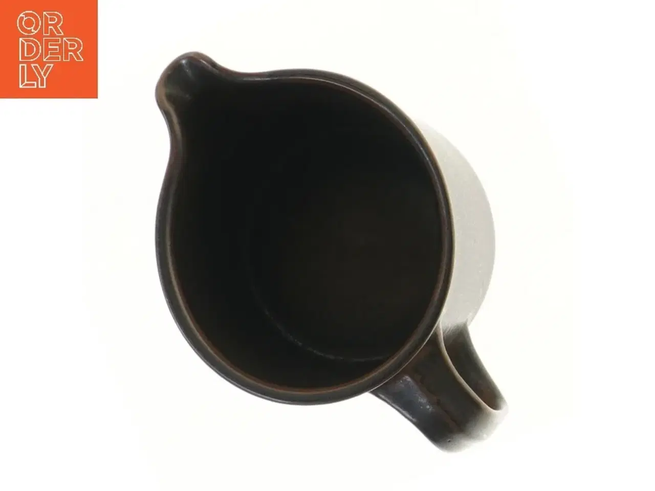 Billede 3 - Keramikkande med hank og tud (str. 13,5 cm)