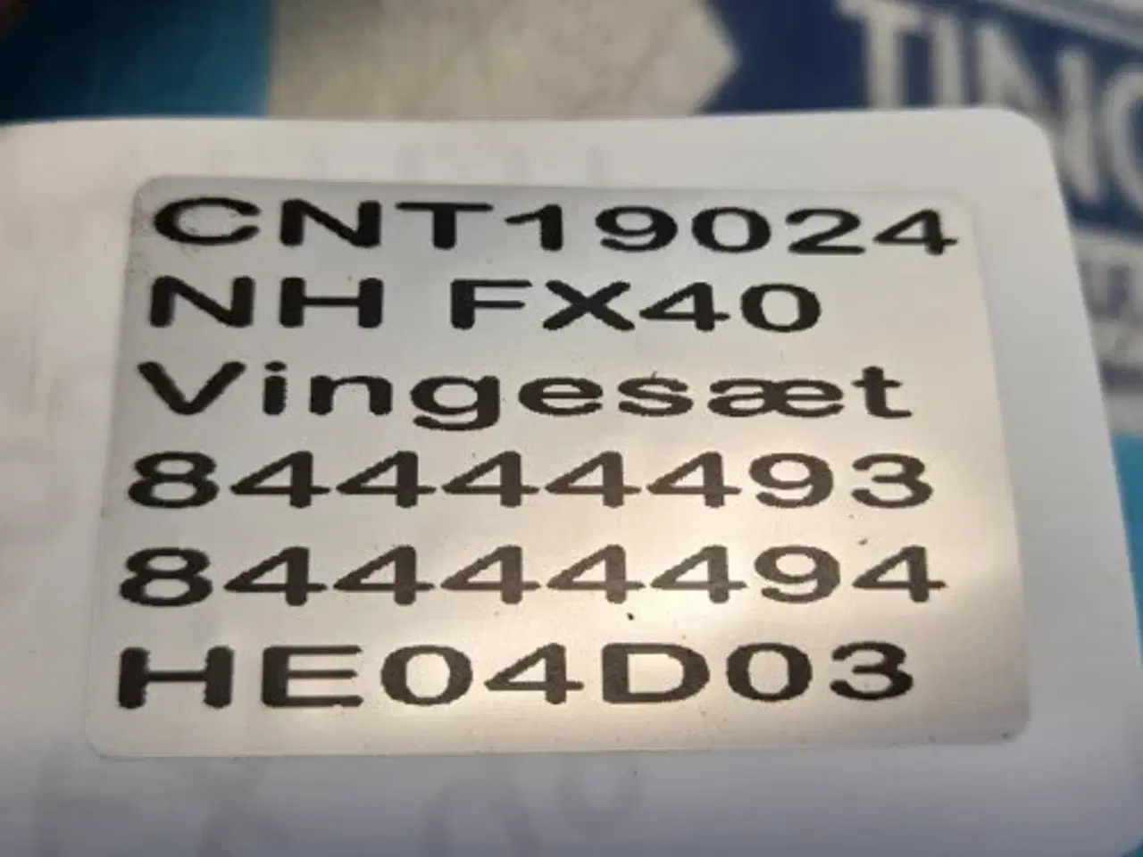 Billede 8 - New Holland FX40 Vingesæt 84444493