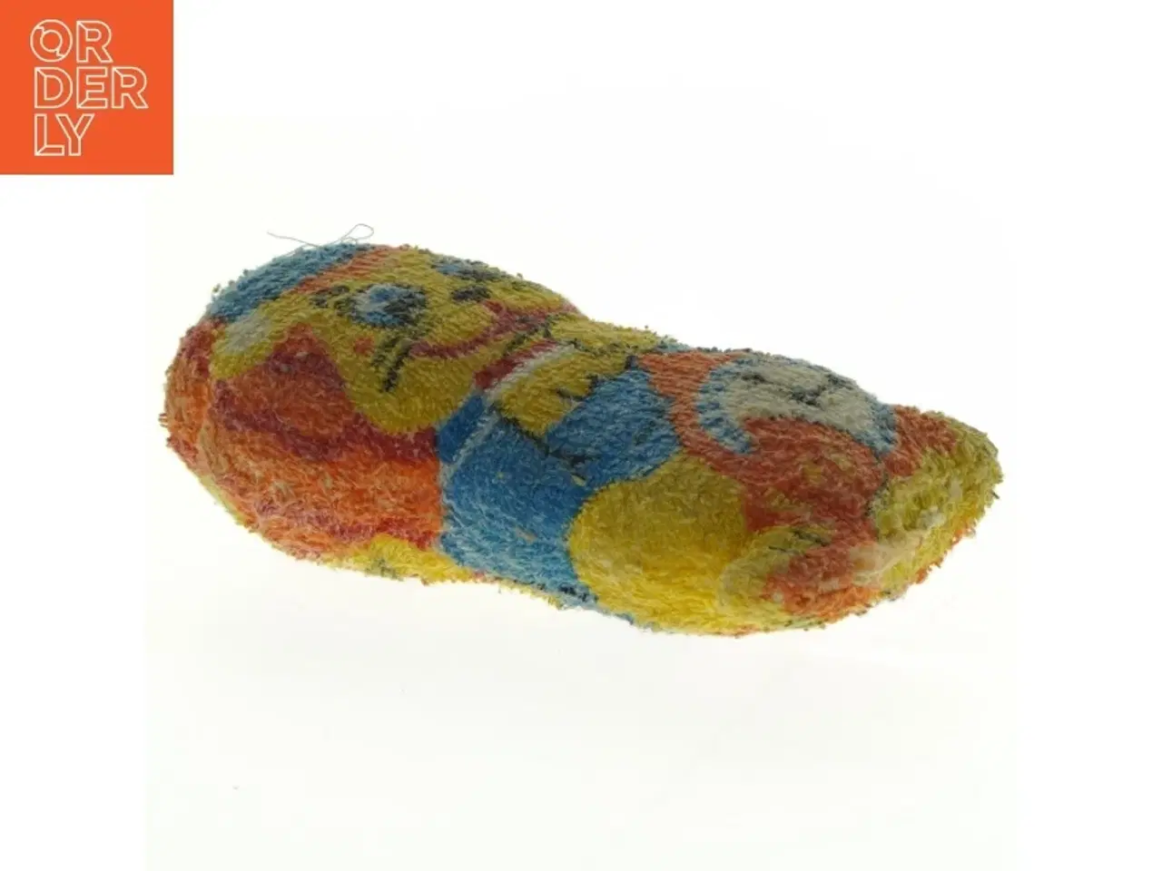 Billede 2 - Farverig stofbamse (str. 20 x 10 cm)