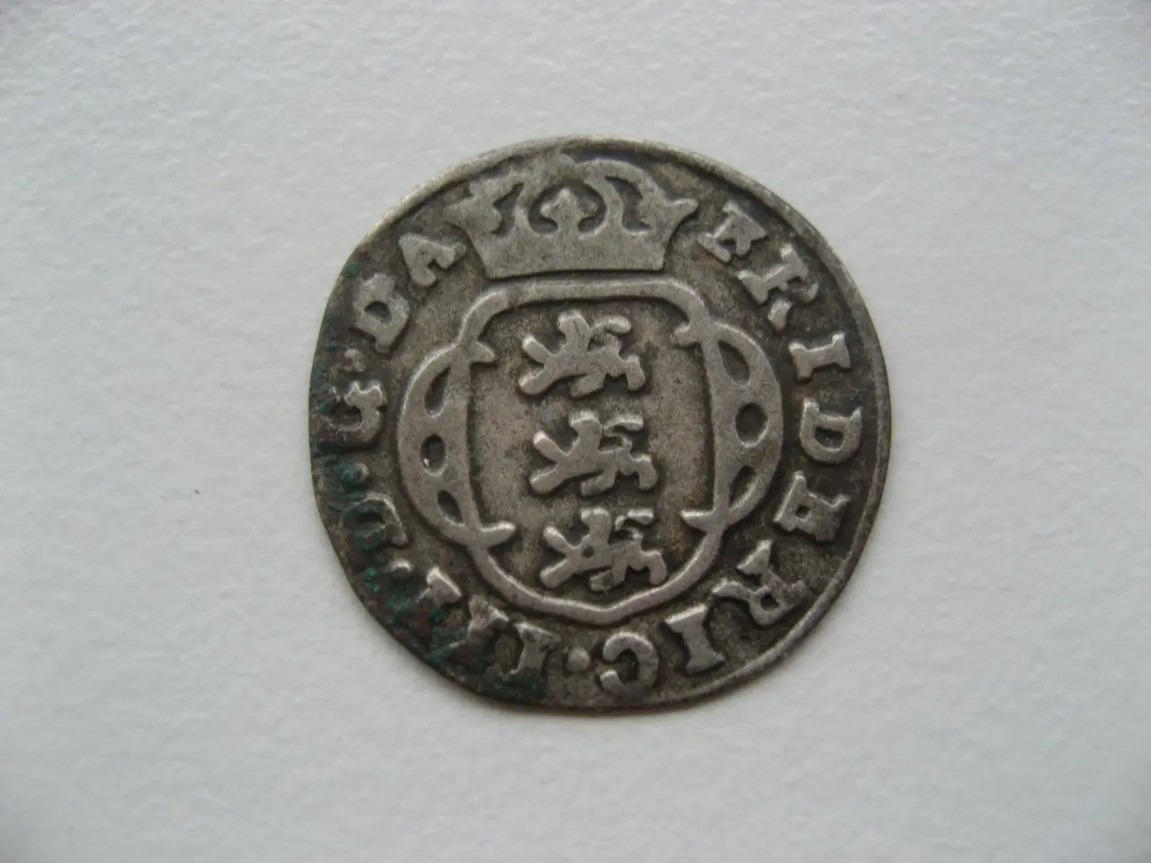 Billede 2 - Særdeles flot II Skilling 1663. Fr.D.III