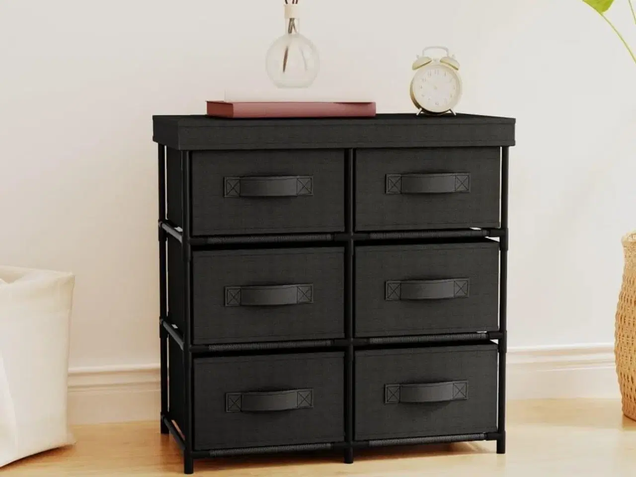 Billede 1 - Opbevaringsreol med 6 skuffer 55x29x55 cm stål sort