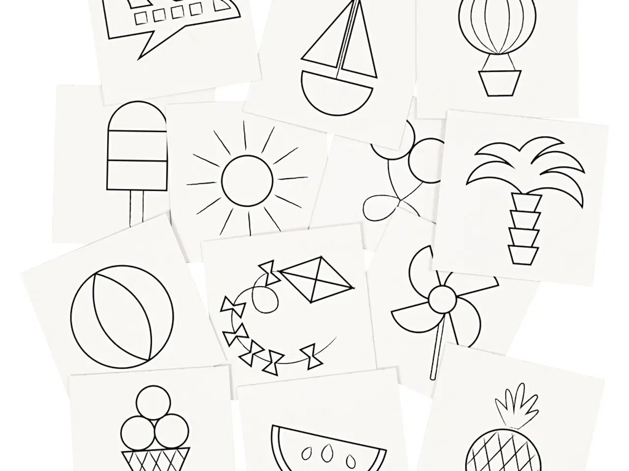 Billede 1 - Vendespil i kraftigt karton - 26 unikke motiver