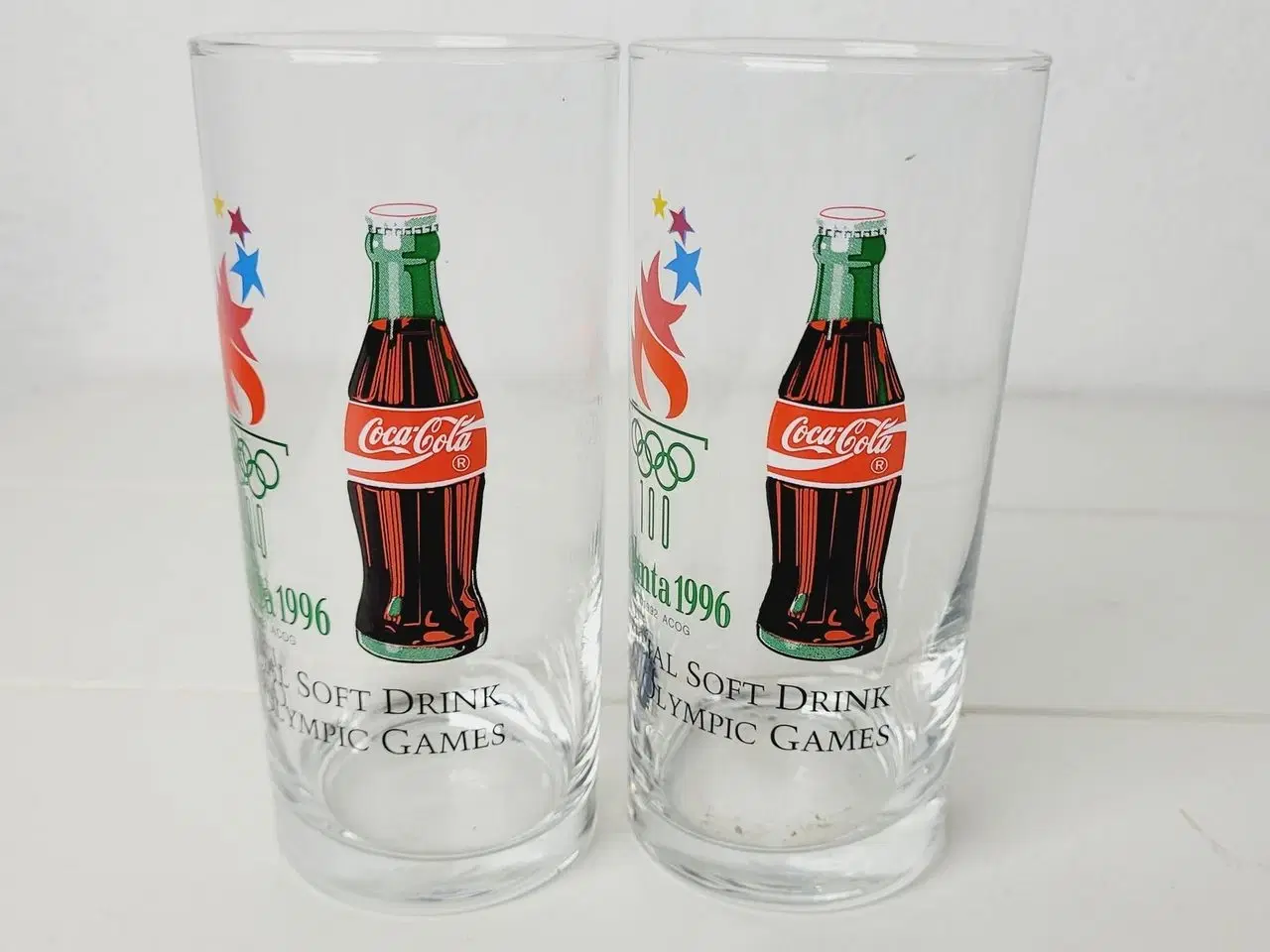 Billede 5 - ⭐️- 2 stk. Coca-Cola Original Glass - Olympic Atla