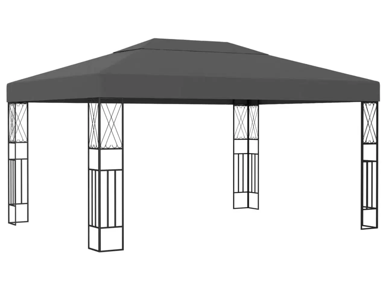 Billede 1 - Pavillon 3x4 m stof antracitgrå