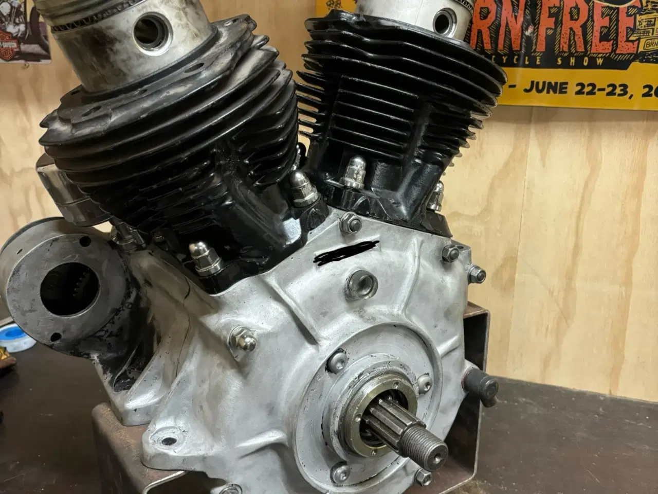 Billede 3 - Harley-Davidson Panhead motor