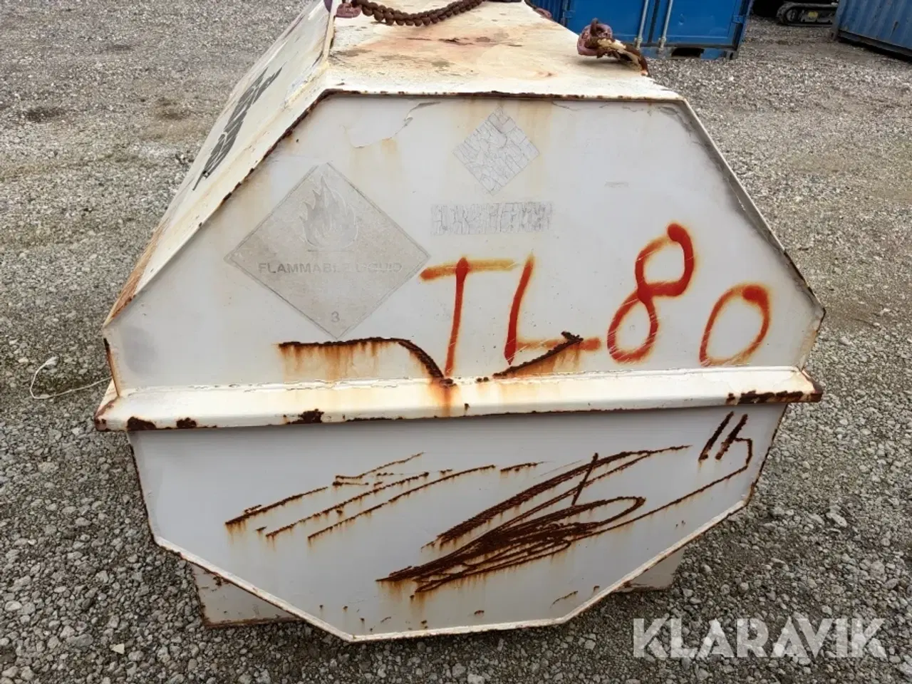 Billede 5 - Transportabel dieseltanken Thyholm Olie Service 1500 Liter