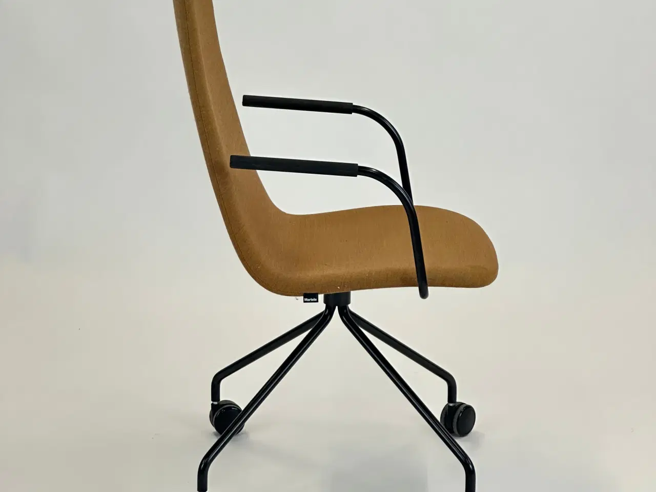 Billede 6 - Martela Sola Stol – Amber Sort Stel