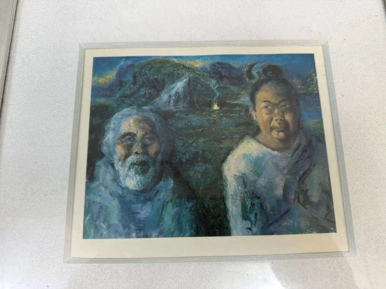 Billede 5 - Grønlandsmotiv, tryk (Hans Lynge)