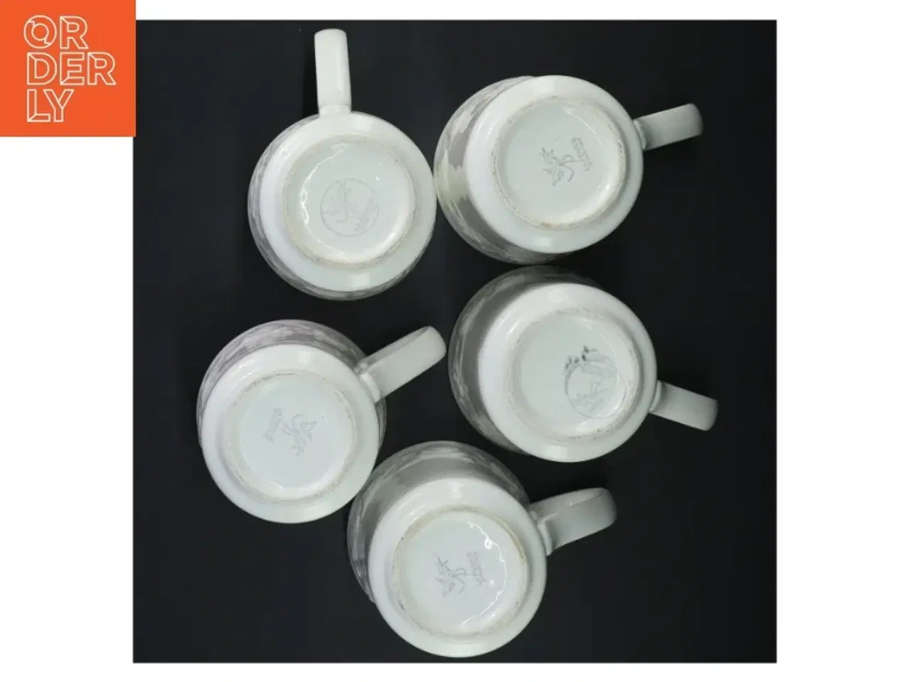 Billede 3 - 5 hvide krus fra  LA FENICE Design Italy (str. 9x10 cm)