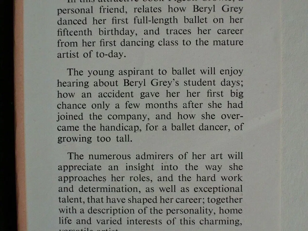Billede 2 - beryl grey - the progress of a ballerina, by pigeo