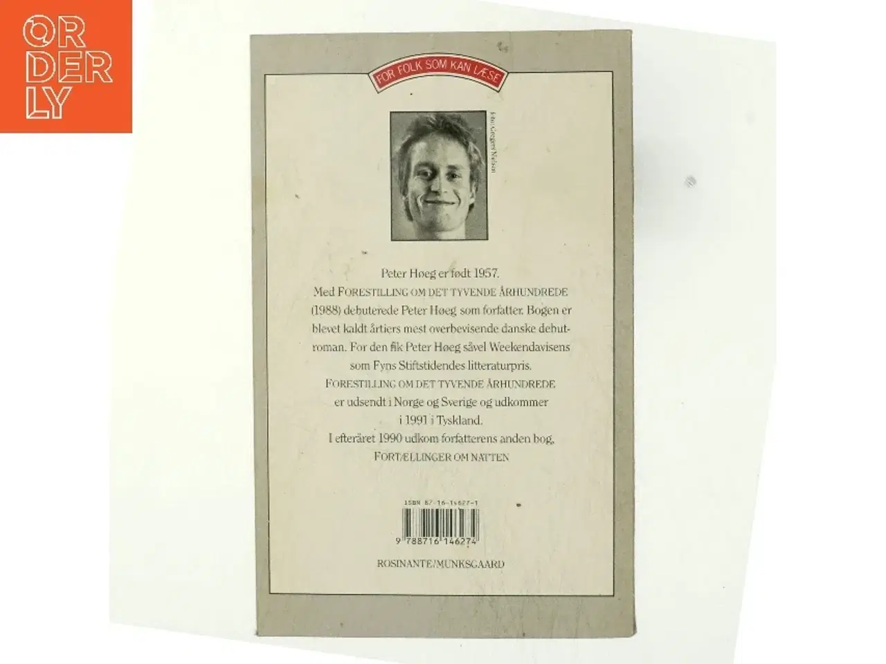 Billede 3 - Forestilling om det tyvende århundrede : roman af Peter Høeg (f. 1957-05-17) (Bog)