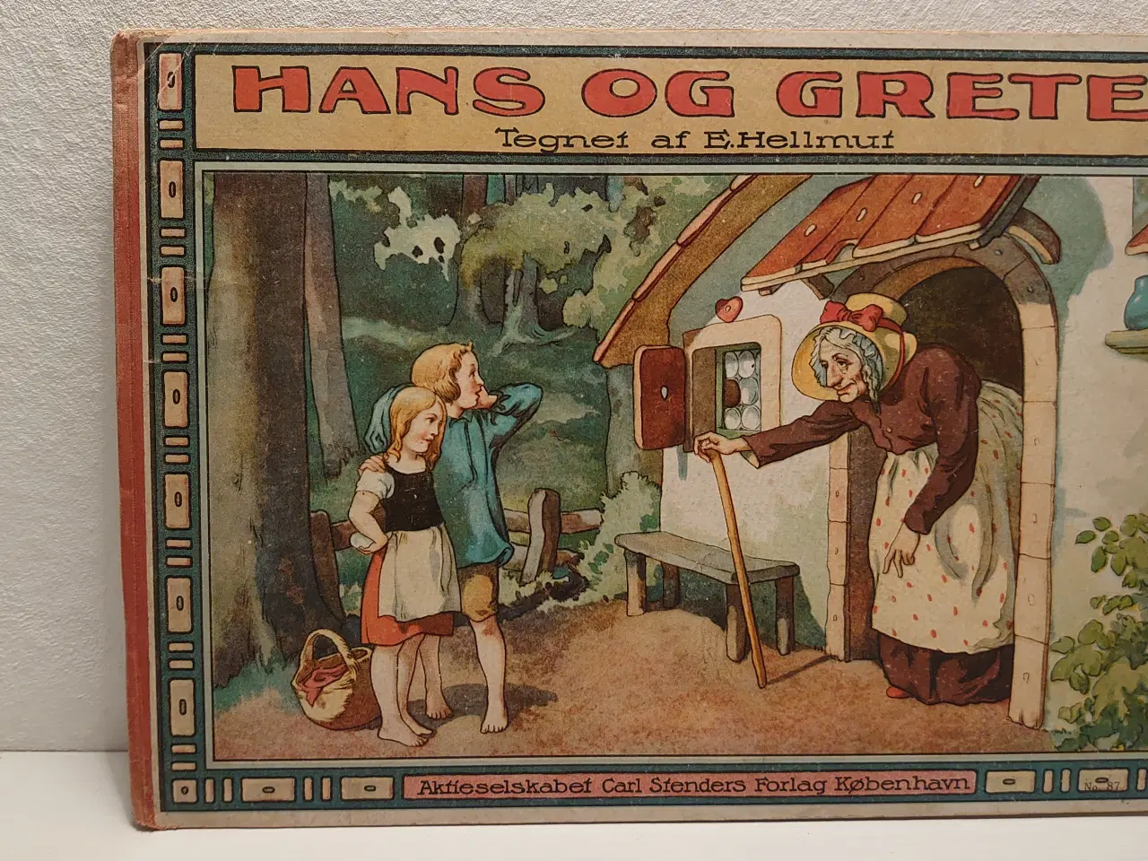 Billede 1 - Brødrene Grimm:Hans og Grete. ill.E.Hellmut. 1919.
