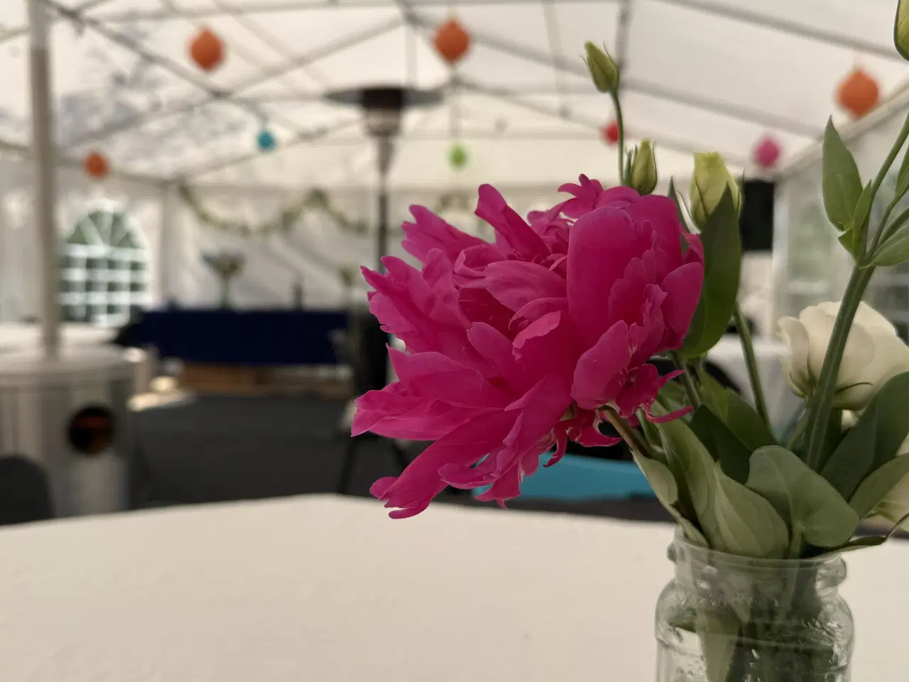 Billede 3 - Partytelt til konfirmation, havefest eller bryllup