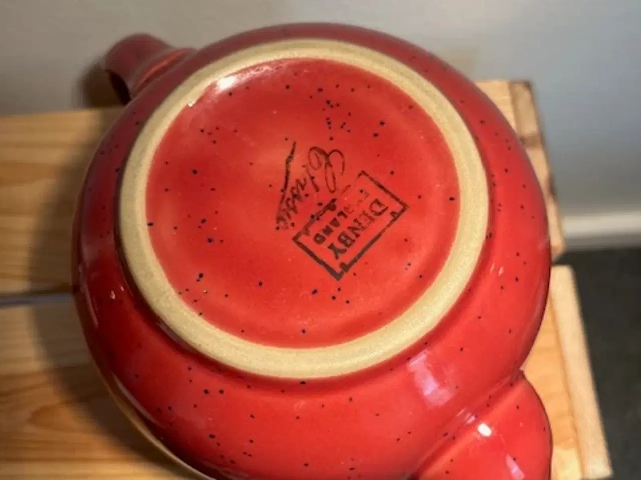 Billede 6 - Smuk vintage Denby Harlequin tekande