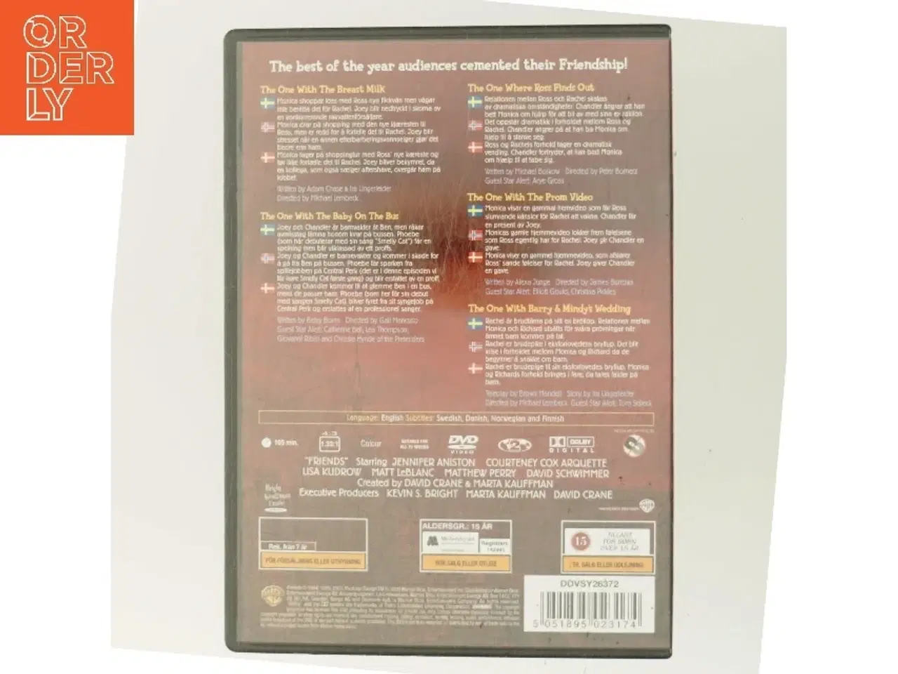 Billede 3 - The Best of Vänner Friends: The Top Five Episodes (DVD)