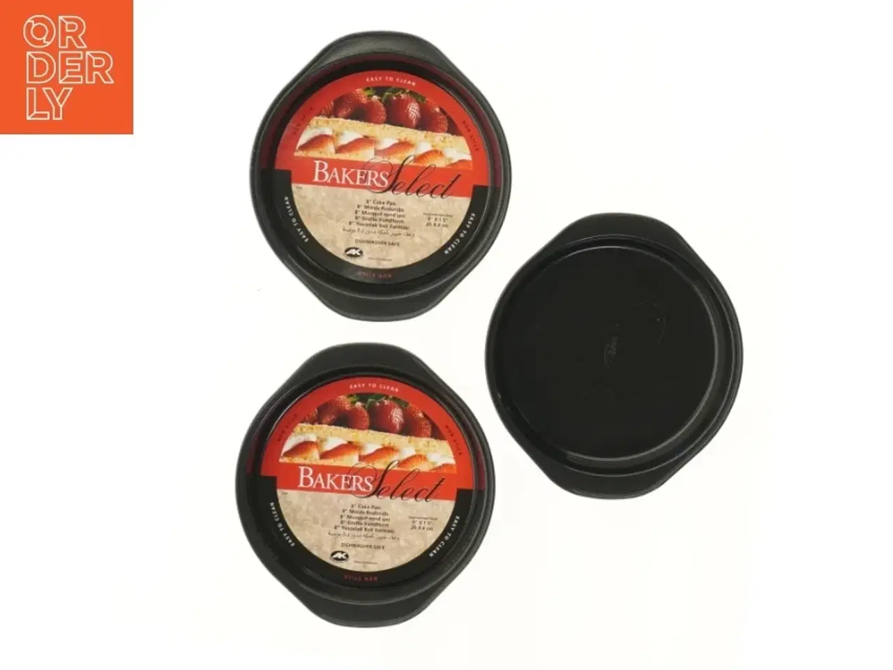 Billede 1 - sæt af runde kageforme fra Bakers Select (str. 3 stk 20x4 cm)