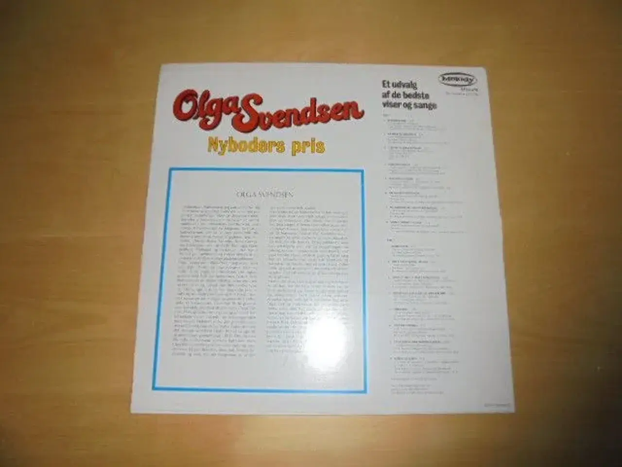 Billede 2 - LP - Olga Svendsen - Nyboders pris - God stand 