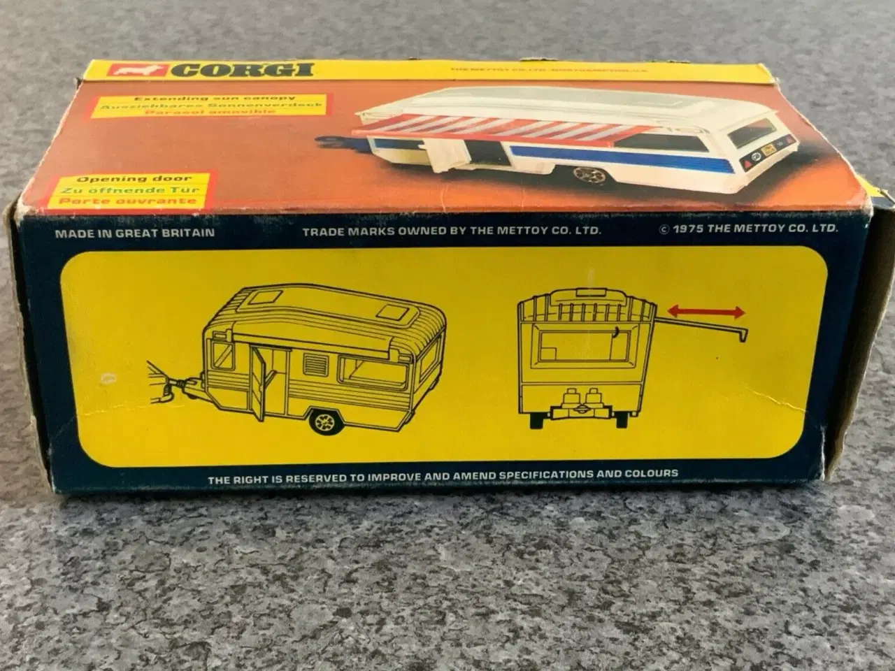 Billede 8 - Corgi Toys No. 490 Touring Caravan, scale 1:46