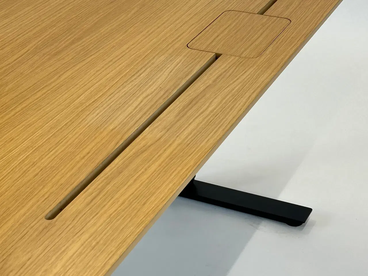 Billede 7 - Hæve/sænkebord – Natur/Sort Stel 160x90cm