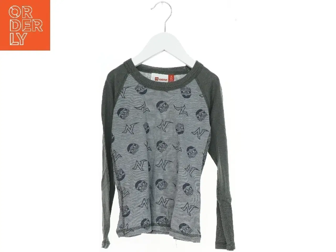 Billede 1 - Langærmet trøje med mønster fra Lego (str. 116)