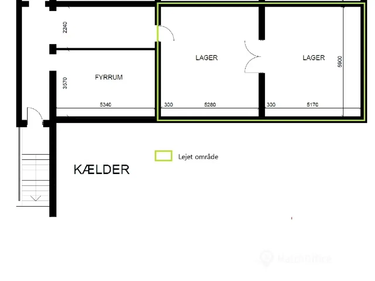 Billede 6 - Lagerlokale til leje på Brydegårdsvej 8.