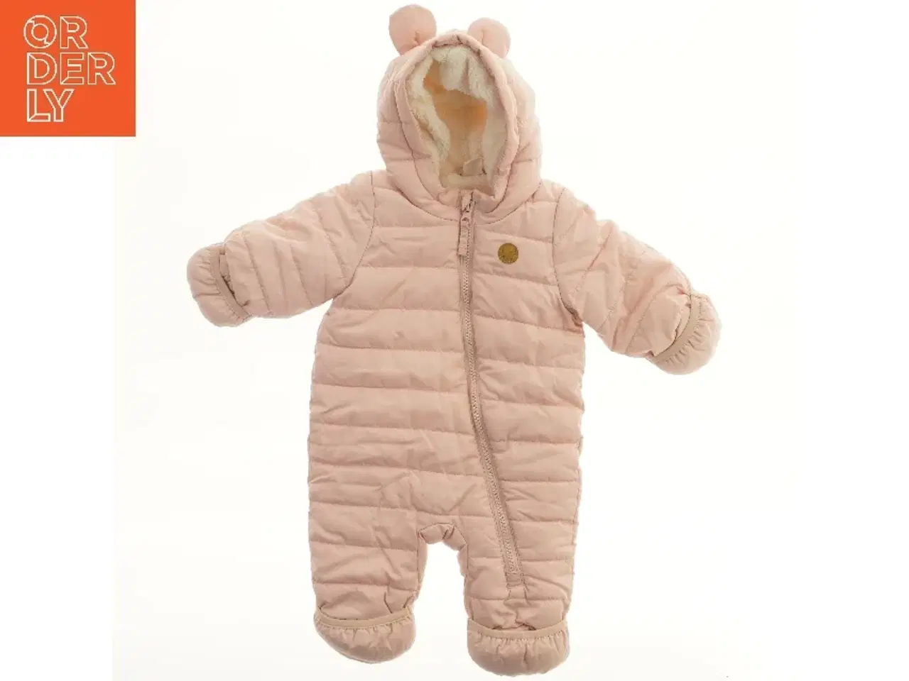 Billede 1 - Lyserød heldragt med hætte fra H&M (str. 56)