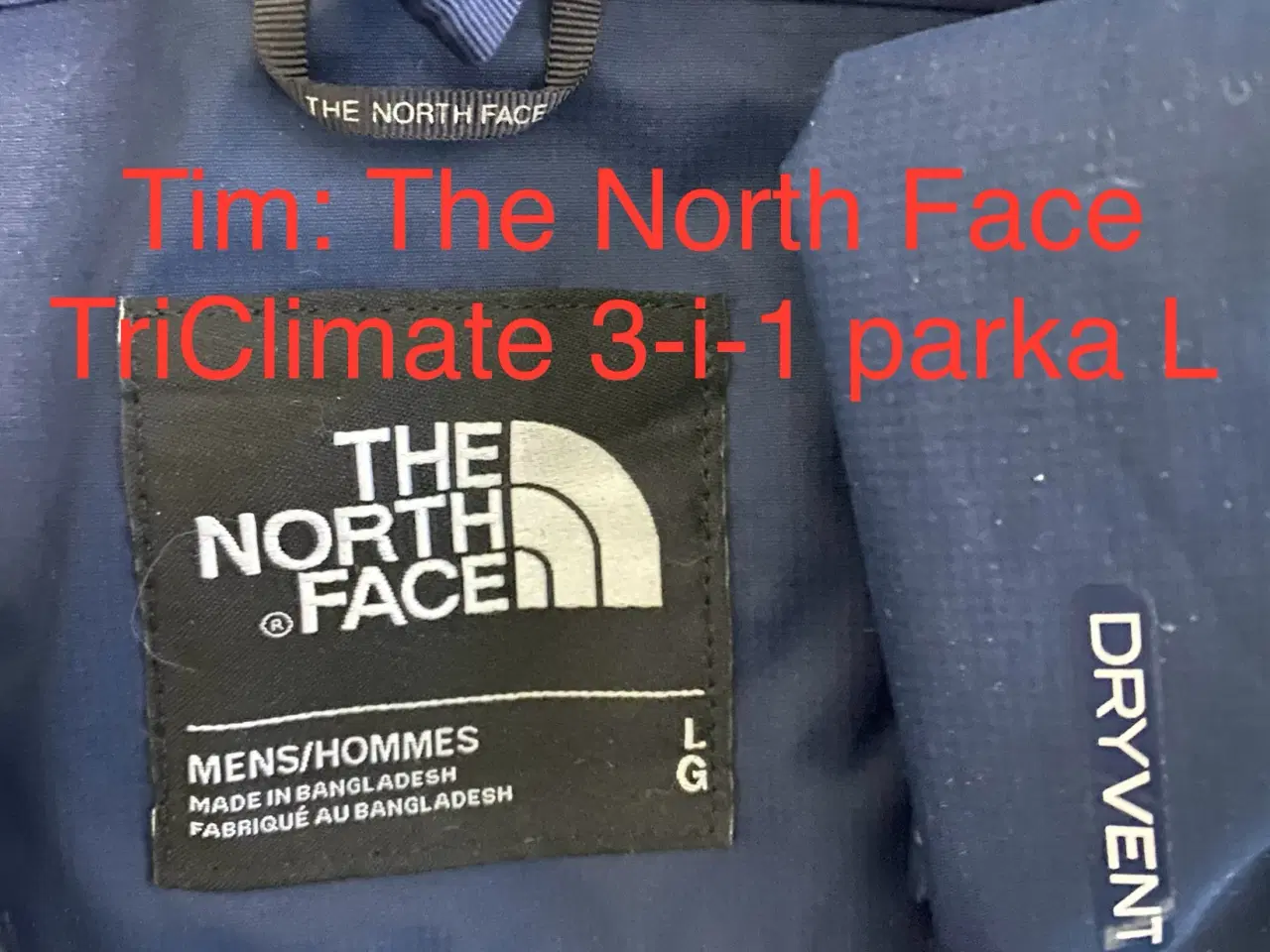 Billede 8 - The North Face Triclimate “3 i en” parka L