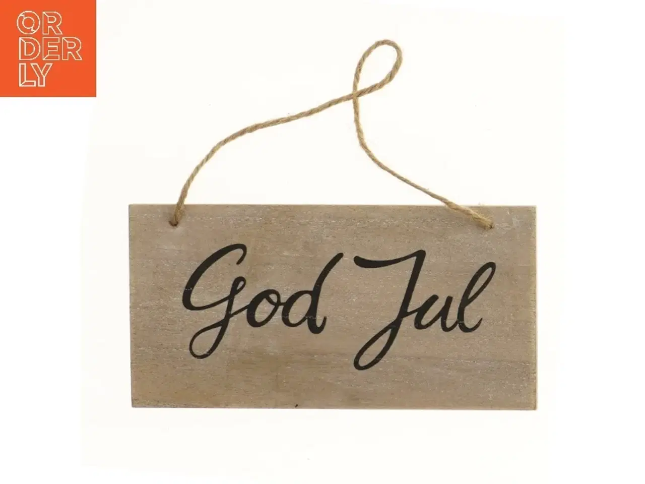 Billede 3 - Træskilt med &#39;God Jul&#39; fra Form Living (str. 20x10 cm)
