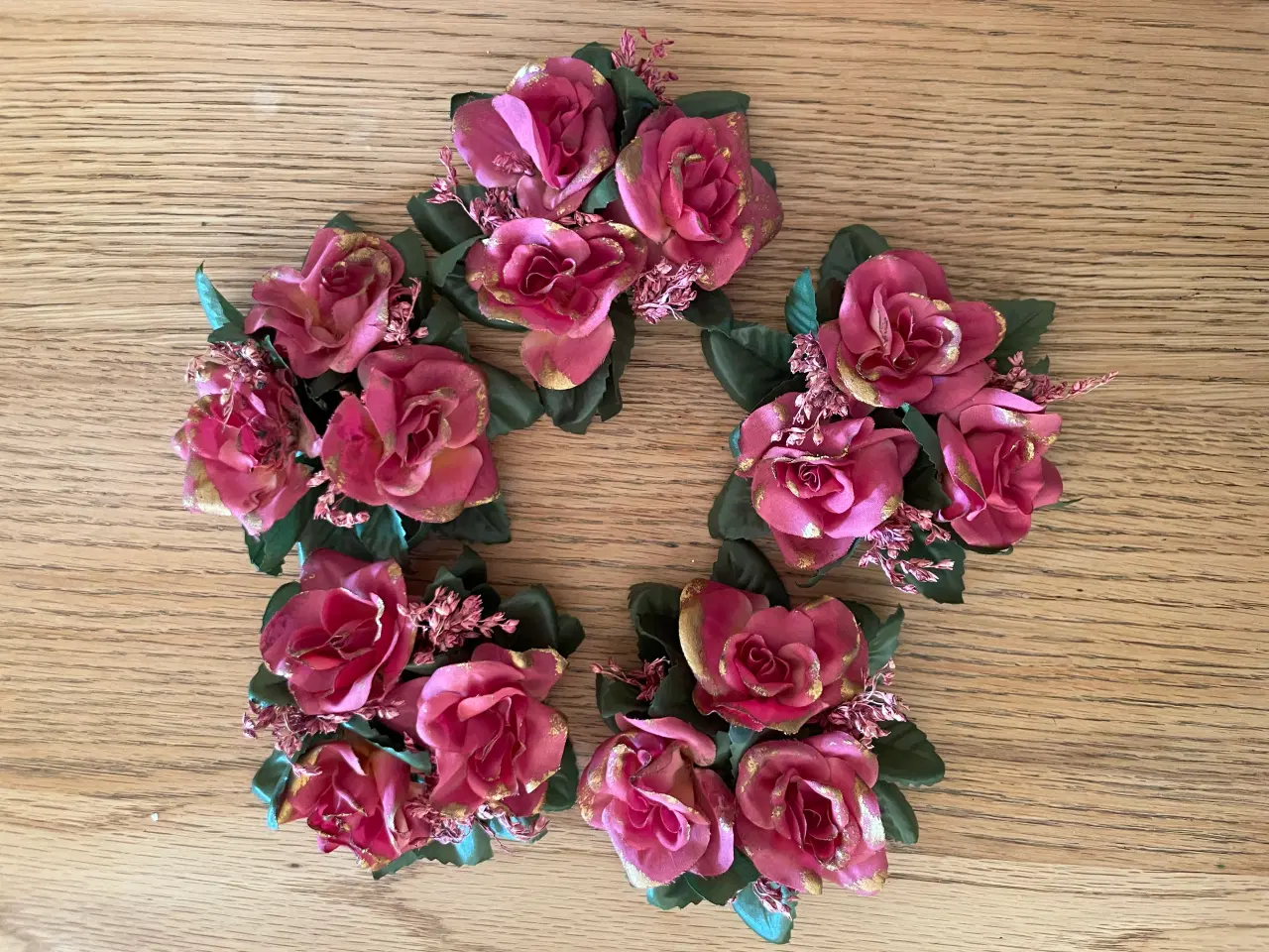 Billede 2 - Lyskranse/-manchetter til stearinlys