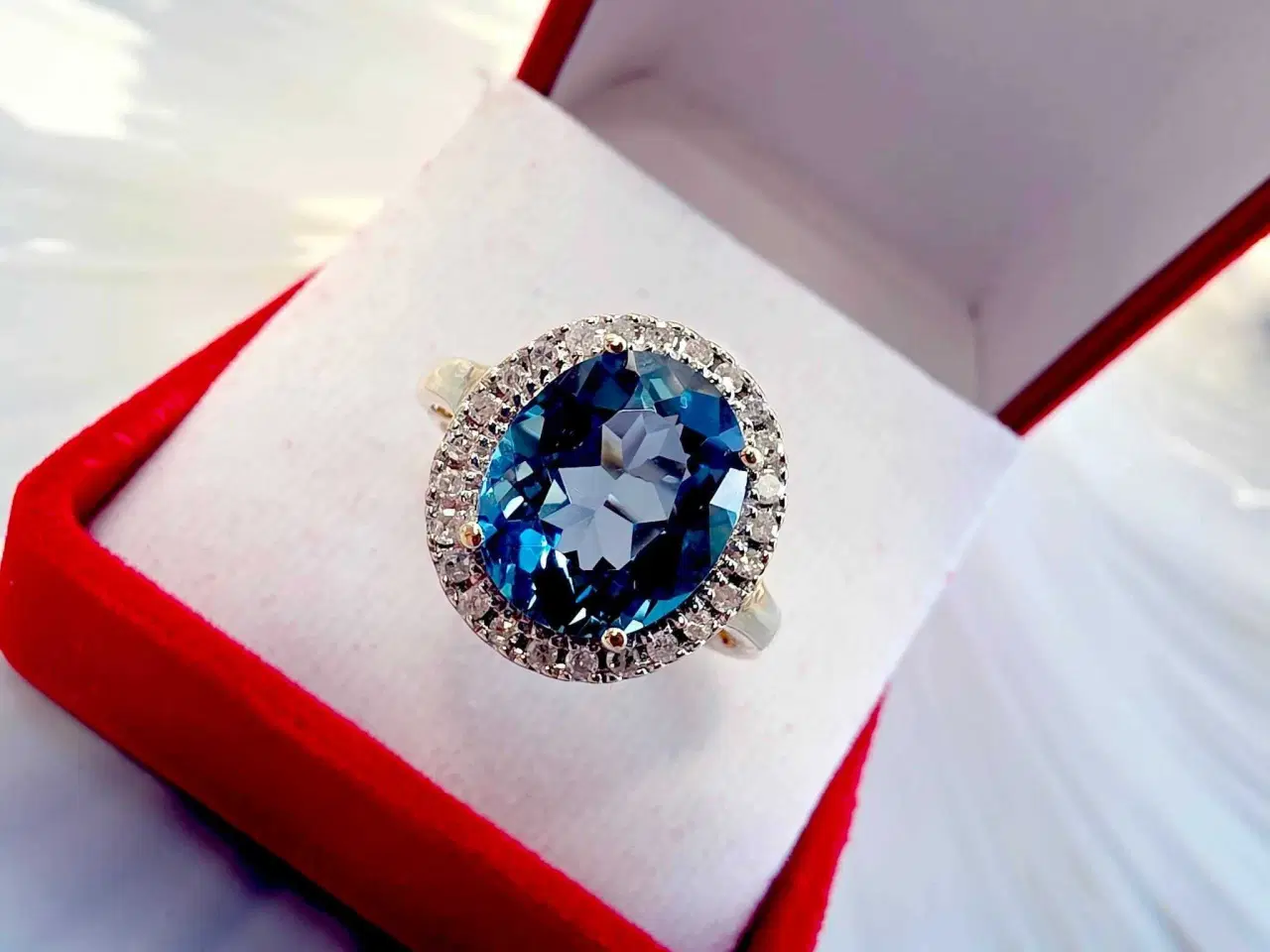 Billede 5 - Stor cocktail statement ring m/brillianter
