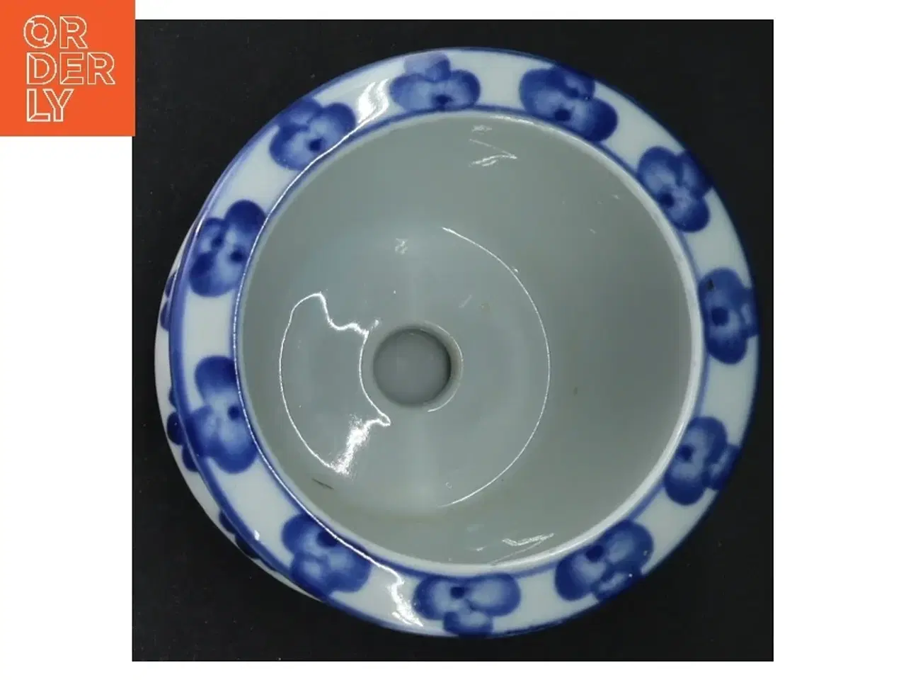 Billede 3 - Blomsterpotte med underskål (str. H 9 cm. ø. 10 cm)