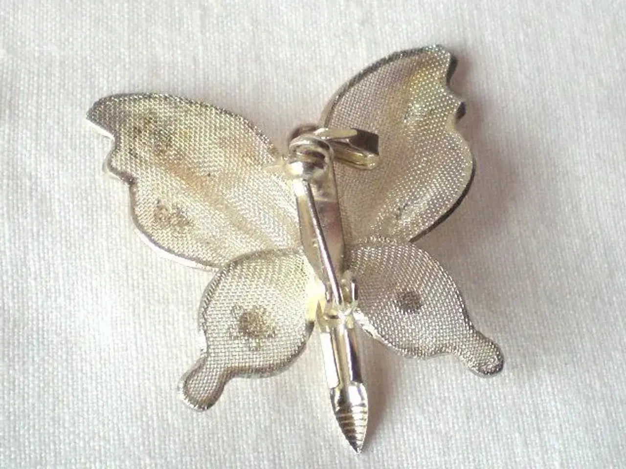 Billede 2 - sølv*sommerfugle-broche/vedhæng  