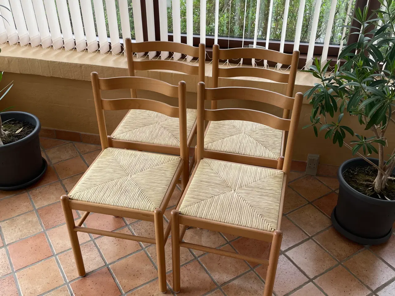 Billede 5 - Spisebord med 4 stole bøg