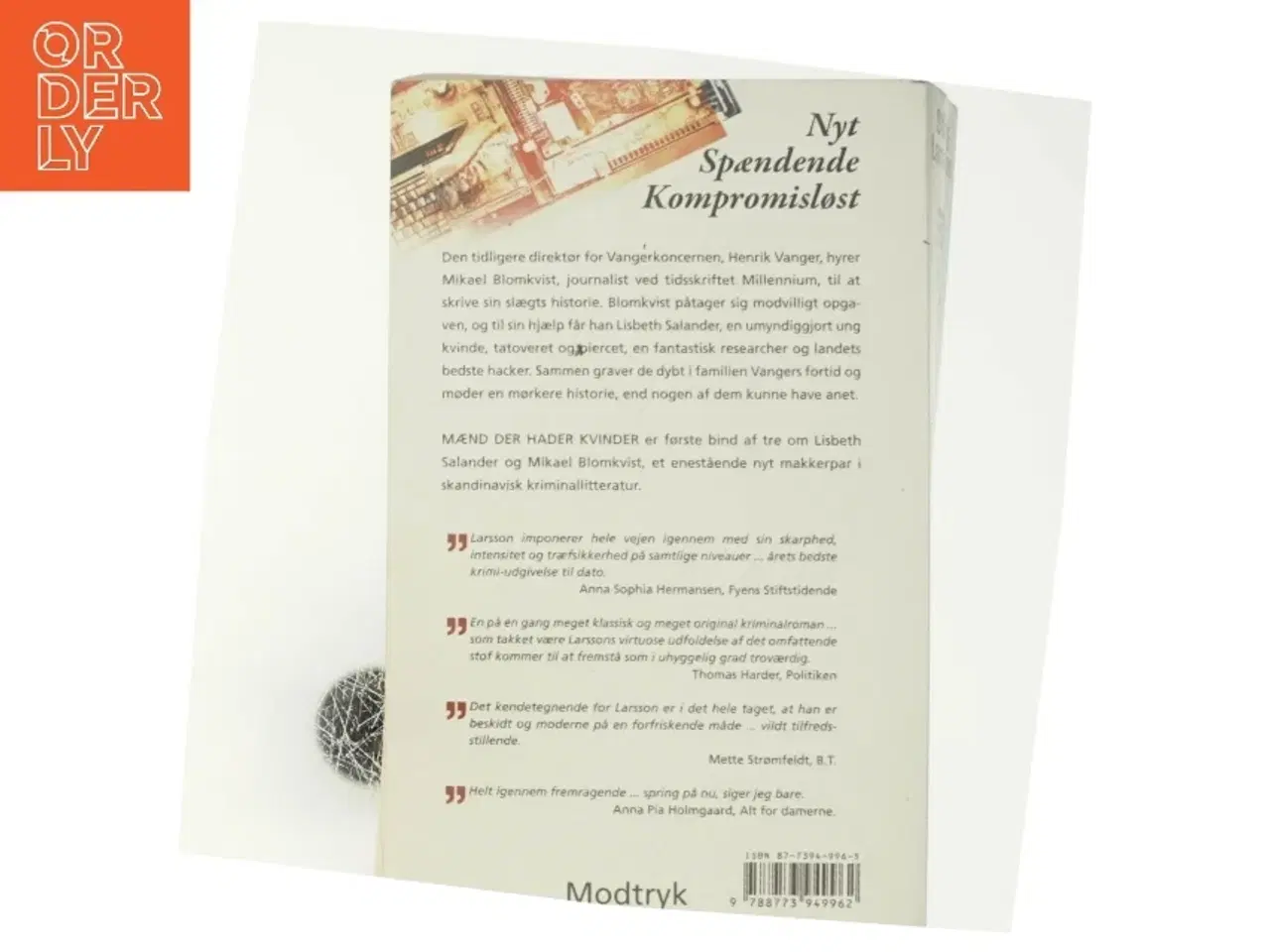 Billede 3 - Mænd der hader kvinder af Stieg Larsson, Stieg Larsson (Bog)