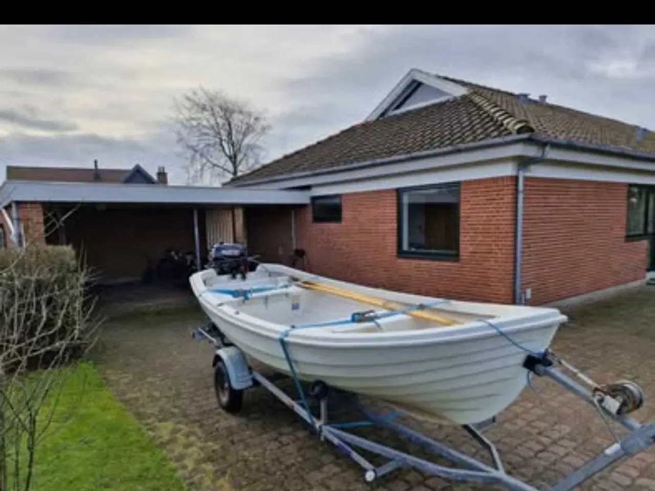 Billede 9 - Super fin jolle Crescent med motor og trailer