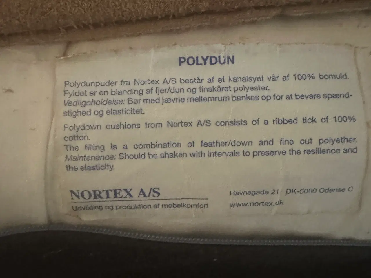 Billede 3 - Lædersofa i cognac farve