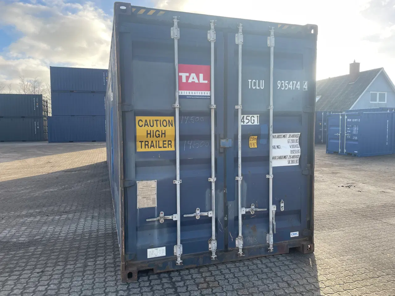 Billede 1 - 40 fods HC Container - ID: TCLU 935474-4