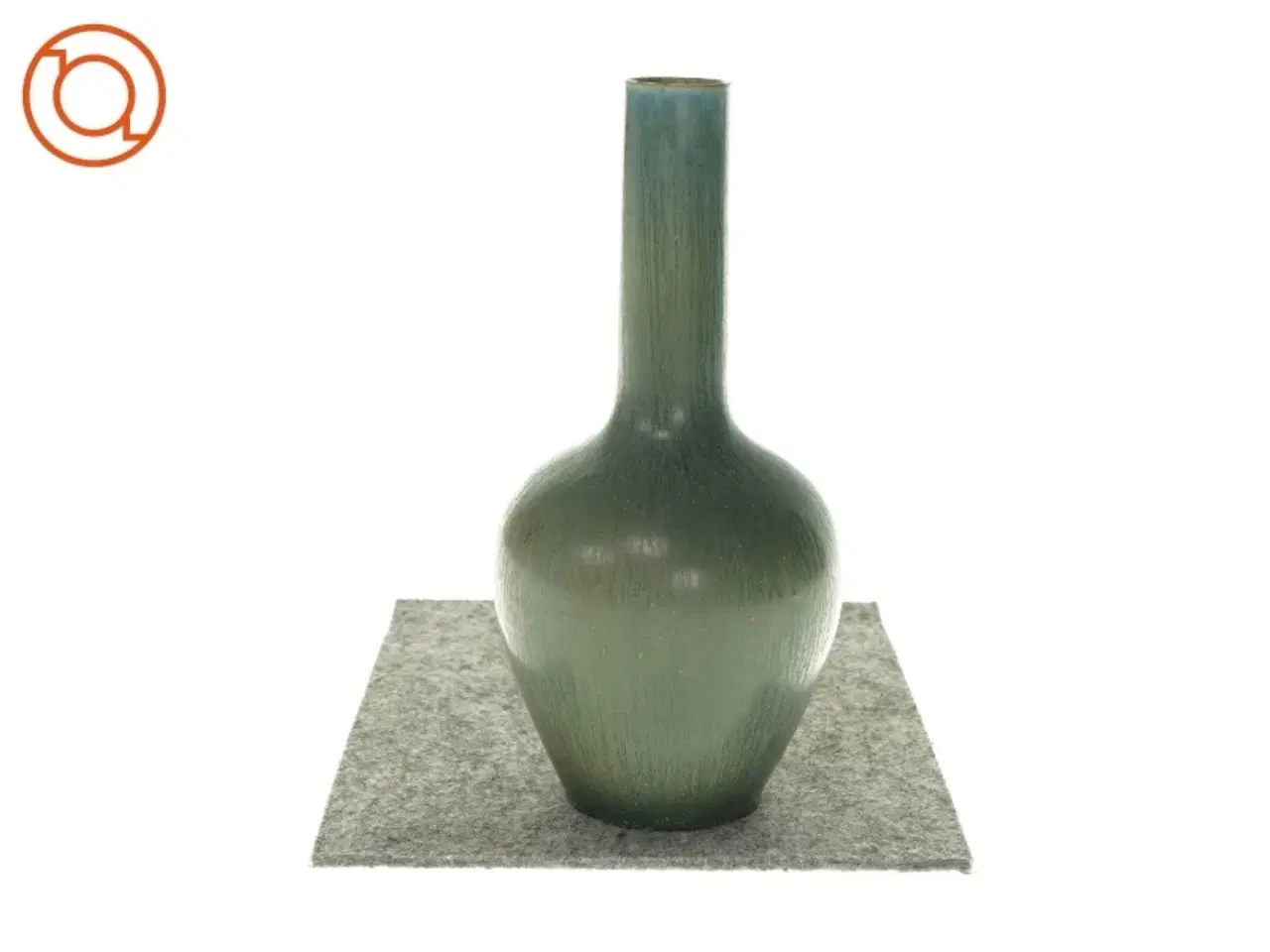 Billede 1 - Vase med tynd hals (str. HØ: 20x10 cm)