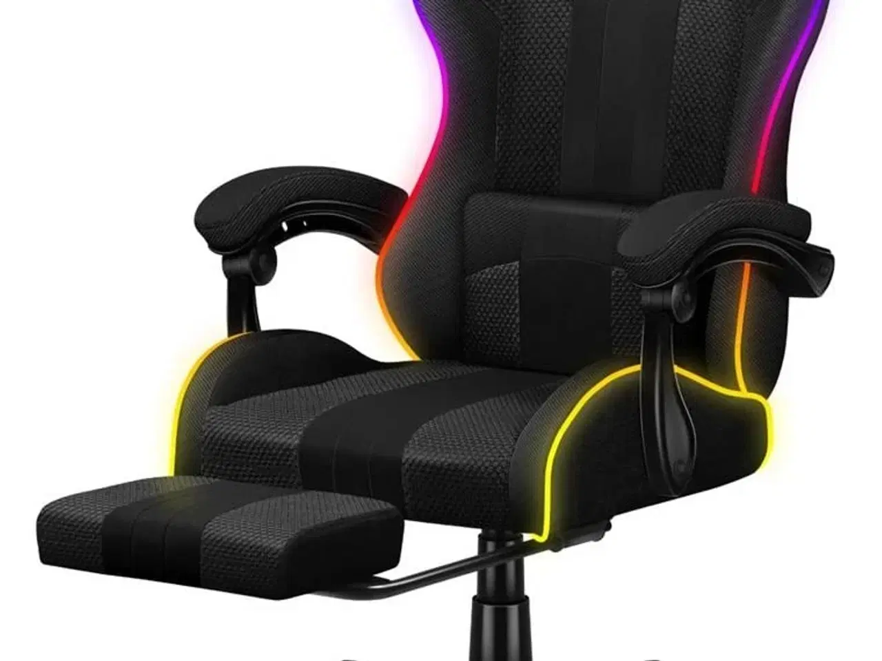Billede 8 - Gamerstol Huzaro Force 4.7 RGB Mesh – ergonomisk med fodstøtte