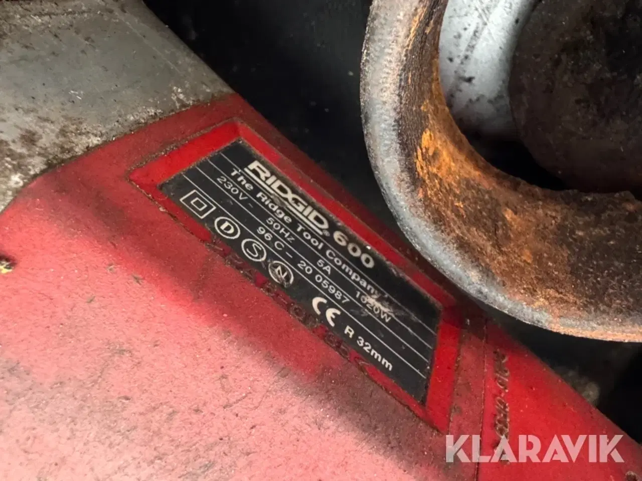 Billede 5 - Rørgevindskærer Ridgid 600