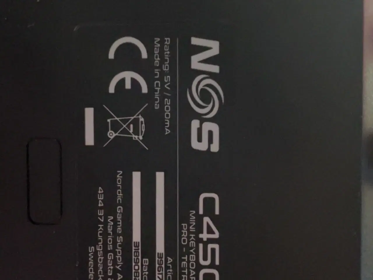 Billede 3 - Nos gaming keyboard