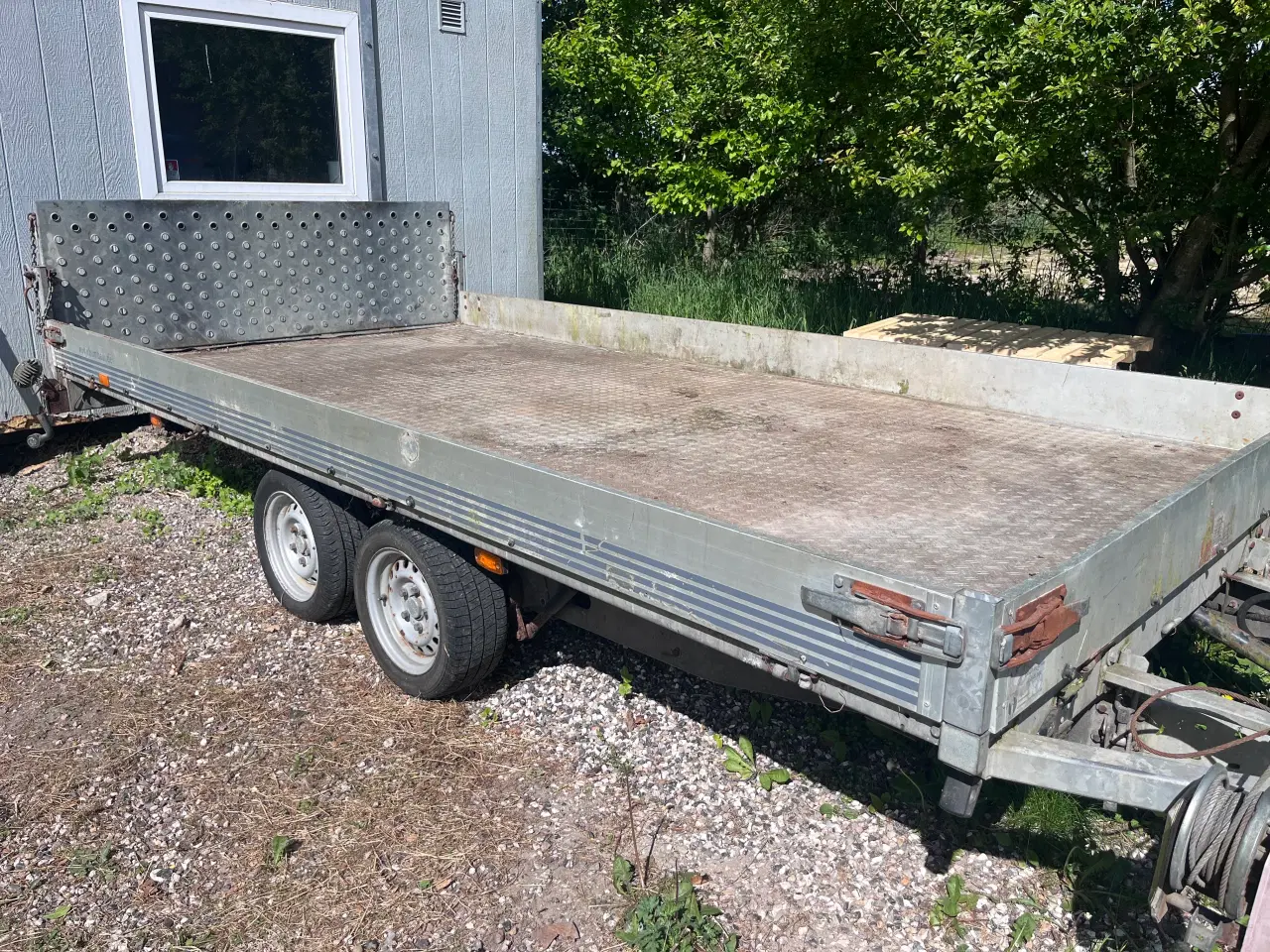 Billede 1 - Stor maskintrailer hambaur 3500 kg 