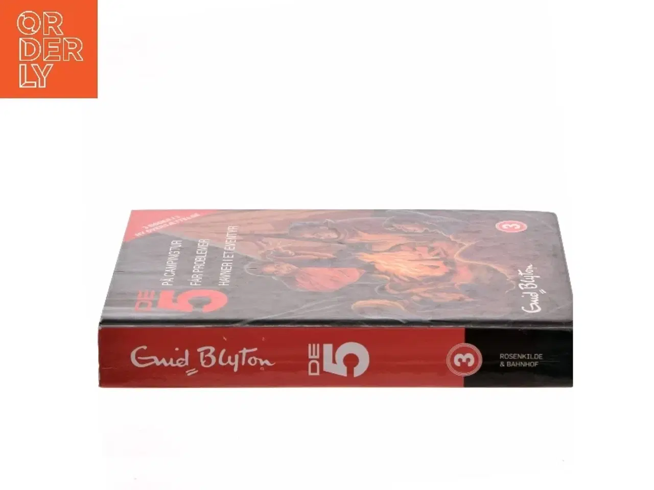 Billede 2 - De 5 på campingtur : De 5 får problemer : De 5 havner i et eventyr af Enid Blyton (Bog)