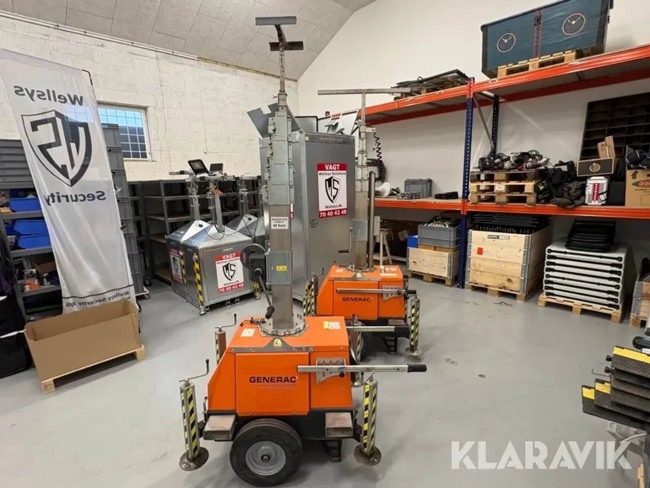 Billede 2 - Lys/kameramast Generac Link tower - 2 styk