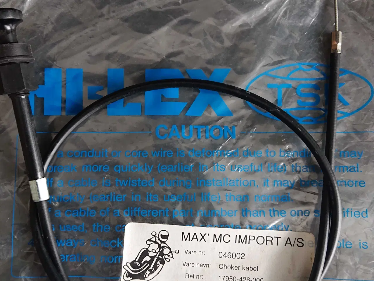 Billede 1 - Ny Honda choker kabel