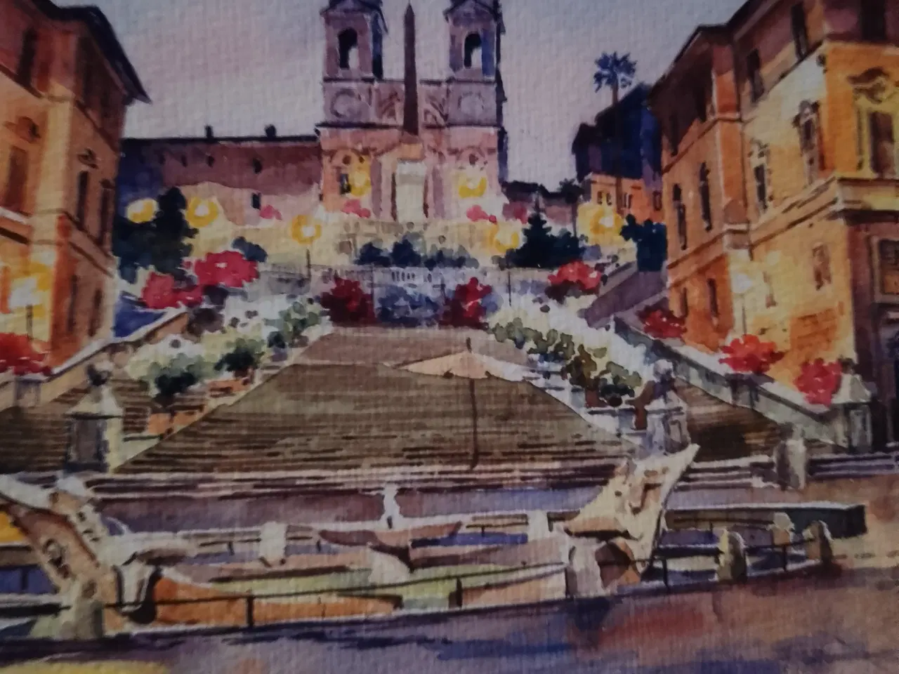 Billede 2 - Den Spanske Trappe i Rom 