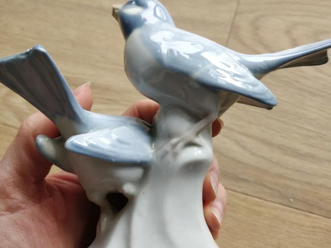 Billede 3 - porcelæn keramisk dekor fuglefigur