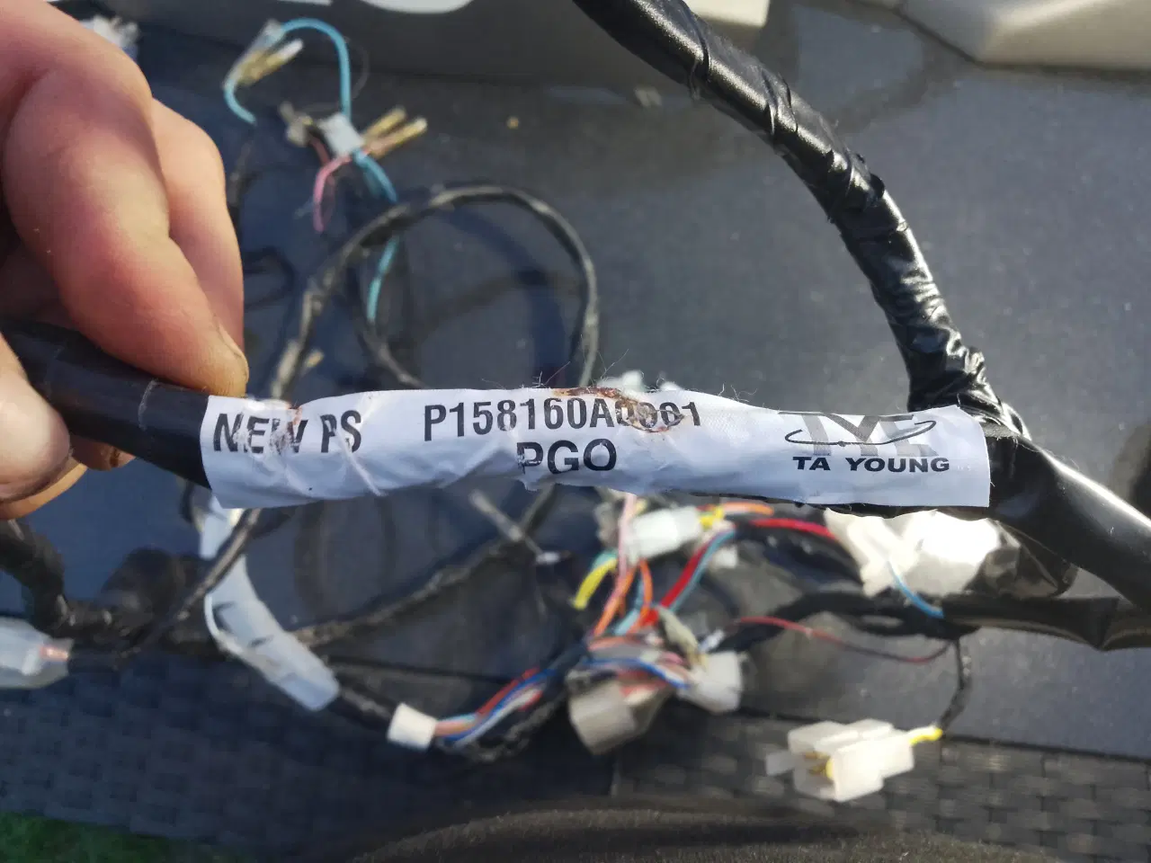 Billede 2 - Nyt originalt ledningsnet til pgo hot 50/big max  