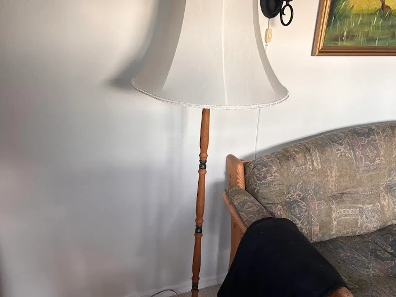 Billede 1 - Ældre stander lampe