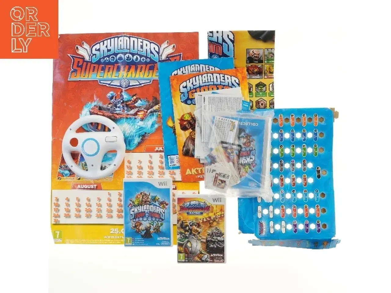Billede 1 - Skylanders Superchargers pakke fra Wii (str. Ø 18 cm)